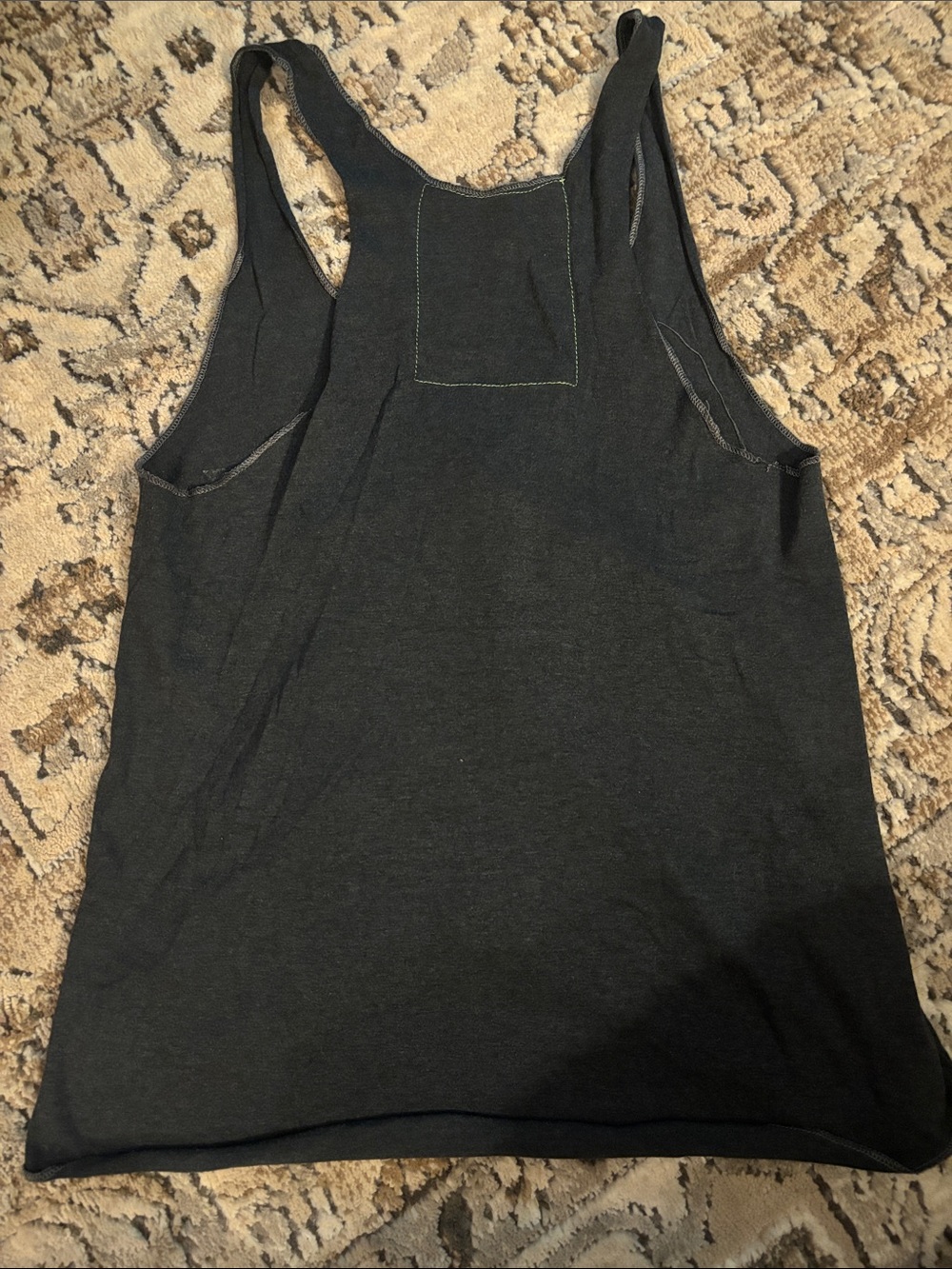 Aviator Nation Black Graphic 'ROCK AND ROLL' Sleeveless Tank - Picture 3 of 3